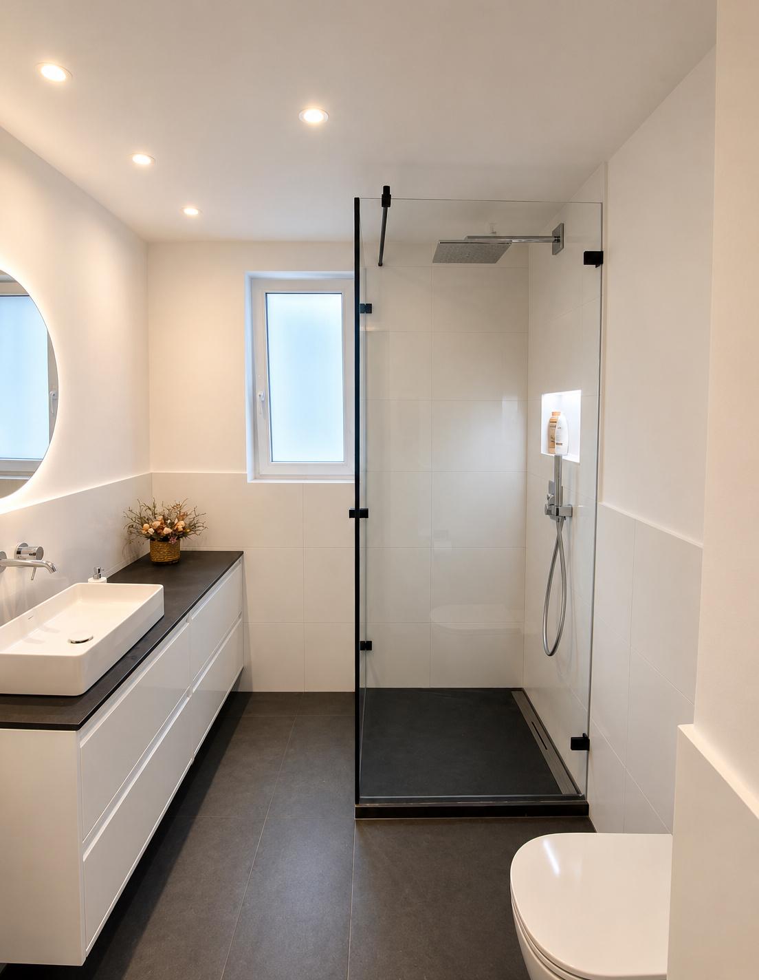 Moderne Sanitärinstallation